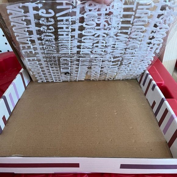 xo Sienna Felt Message Board 10x10 with Letters & Symbols NWT - Picture 5 of 6